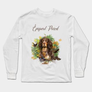 Picardy Spaniel , Hunting season Long Sleeve T-Shirt